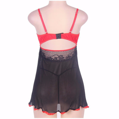 Cherry Straps All Over Babydoll