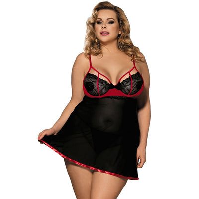 Cherry Straps All Over Babydoll