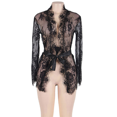 Sheer Lace Robe