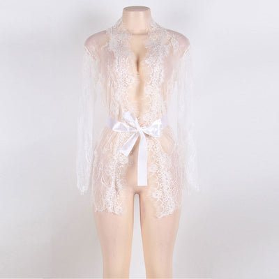 Sheer Lace Robe