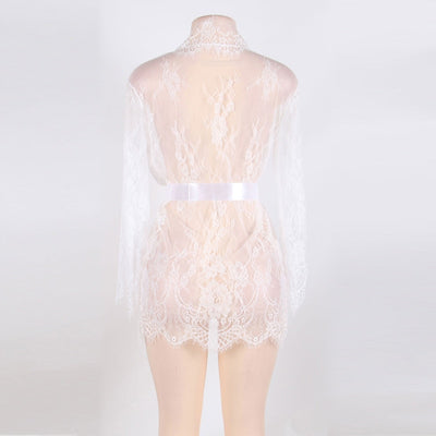 Sheer Lace Robe