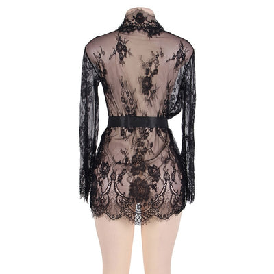 Sheer Lace Robe