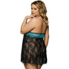 Black and Blue Babydoll
