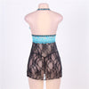 Black and Blue Babydoll