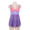 Purple and Pink Babydoll