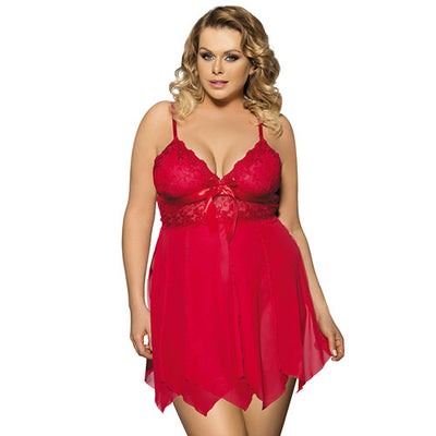 Red For Days Babydoll