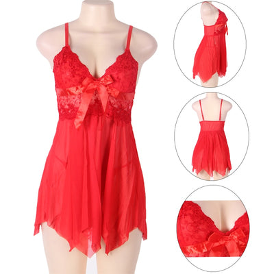 Red For Days Babydoll
