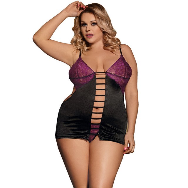plus size babydoll lingerie sexy black